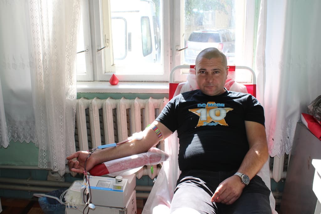 Зображення для статті: Іршавська громада долучилася до порятунку: 30 донорів здали 14 літрів кров
