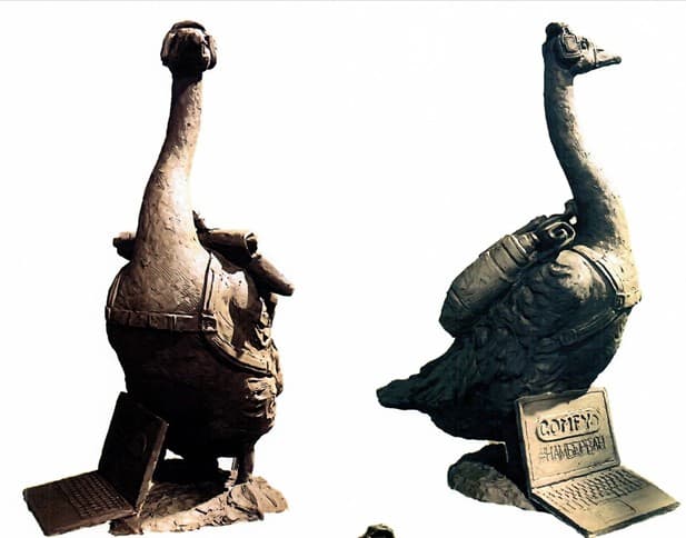 Зображення для статті: У Мукачеві встановлять нову бронзову скульптуру гусака