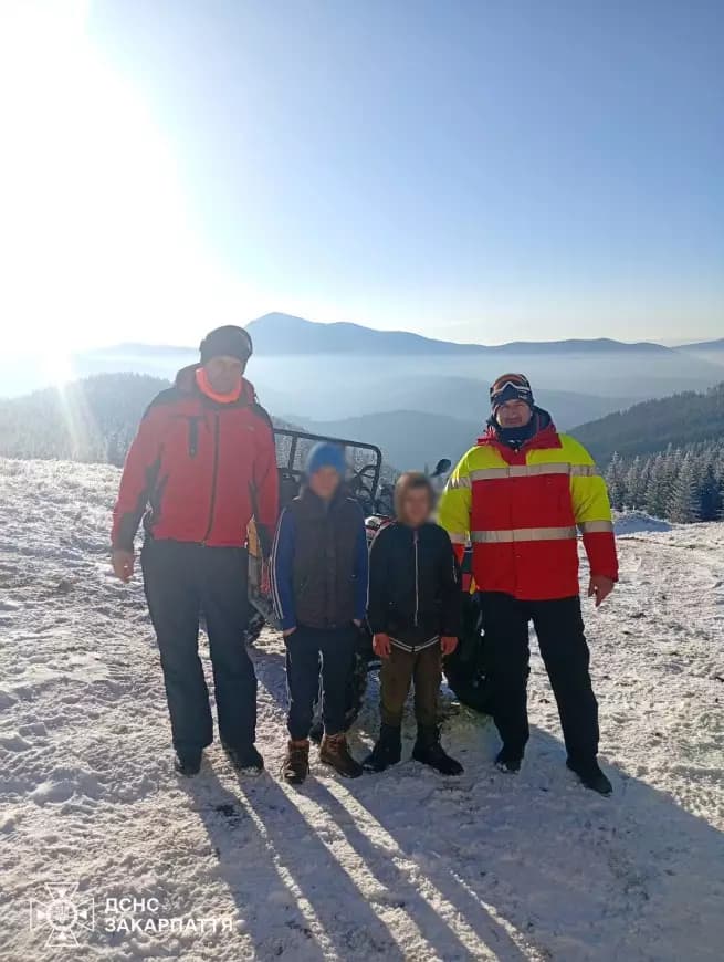 Зображення для статті: Пошуки тривали три дні: у горах Закарпаття знайшли 11- та 14-річних братів