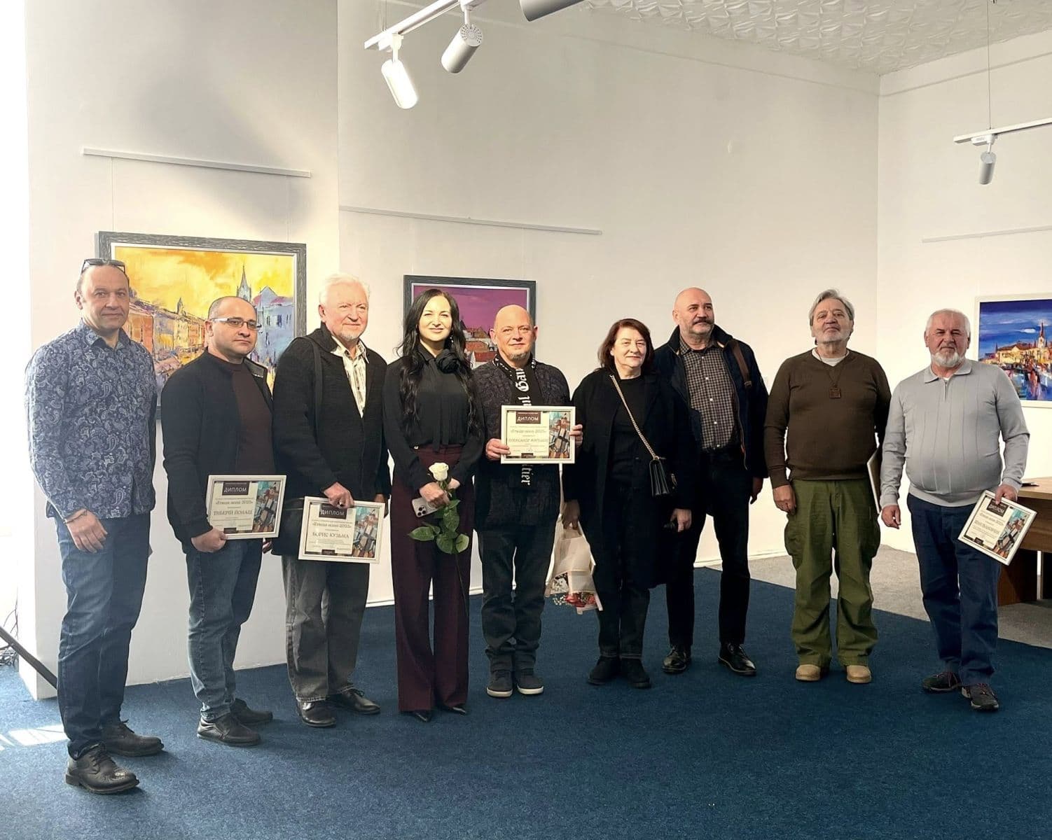 Зображення для статті: У Мукачеві відкрили виставку робіт учасників пленеру «Етюди осені-2025»