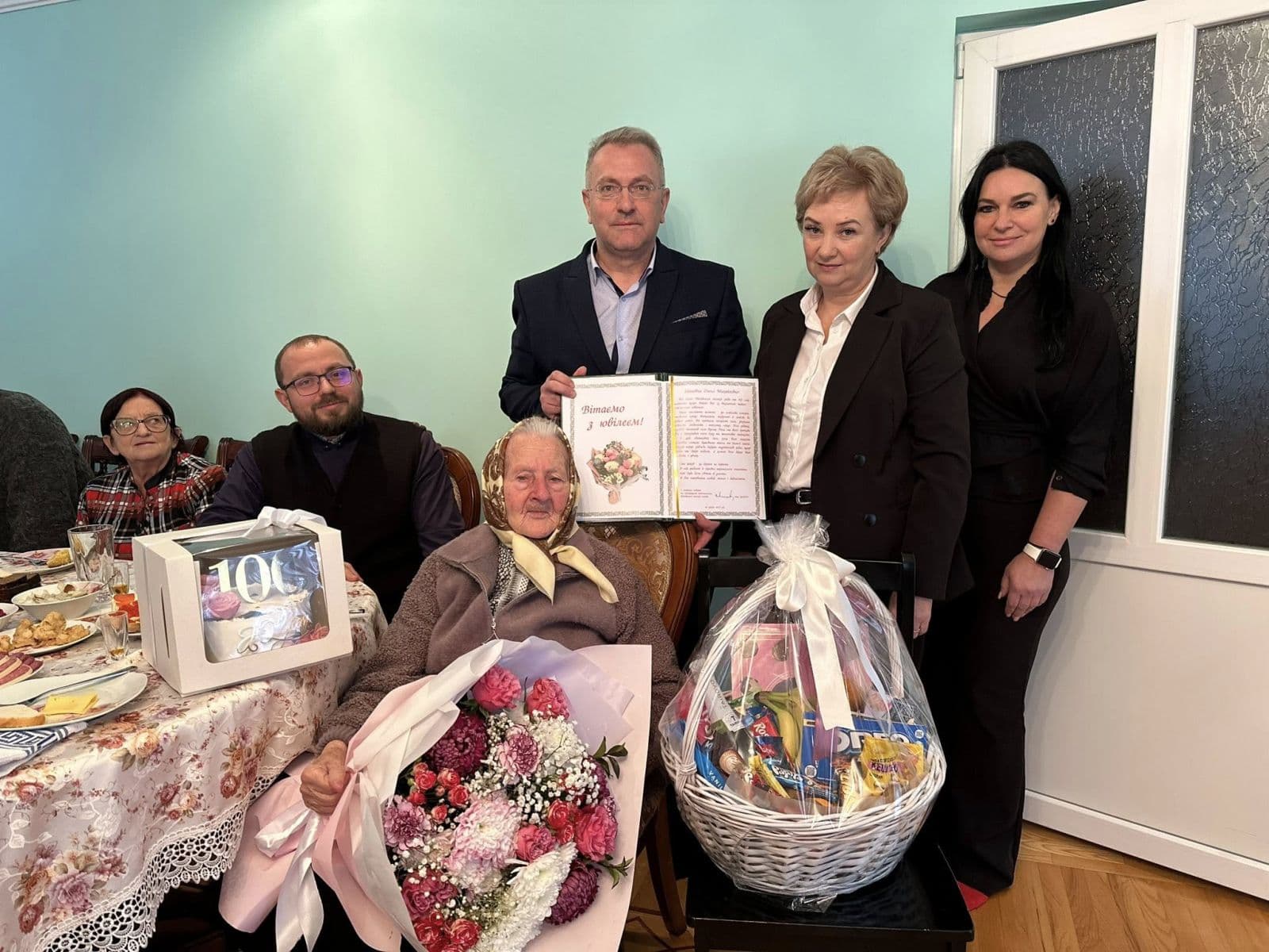 Зображення для статті: Жителька Руського Поля на Тячівщині святкує 100-річний ювілей