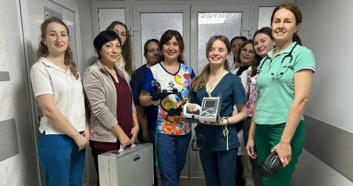 Зображення для статті: Мукачівська лікарня вперше на Закарпатті отримала лазер для лікування недоношених дітей