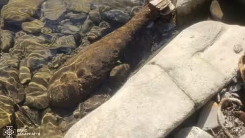 Зображення для статті: На Закарпатті під час прибирання виявили боєприпаси часів Другої світової війни