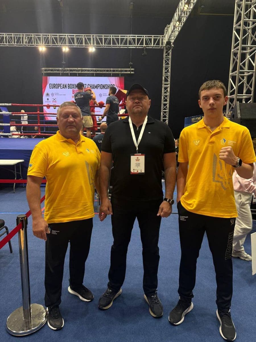 Зображення для статті: Боксер з Ужгорода посів п’яте місце на чемпіонаті Європи серед юніорів