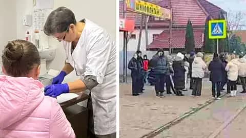 Зображення для статті: Протест в Ізі завершено: дорогу розблоковано, медики почали тестування населення