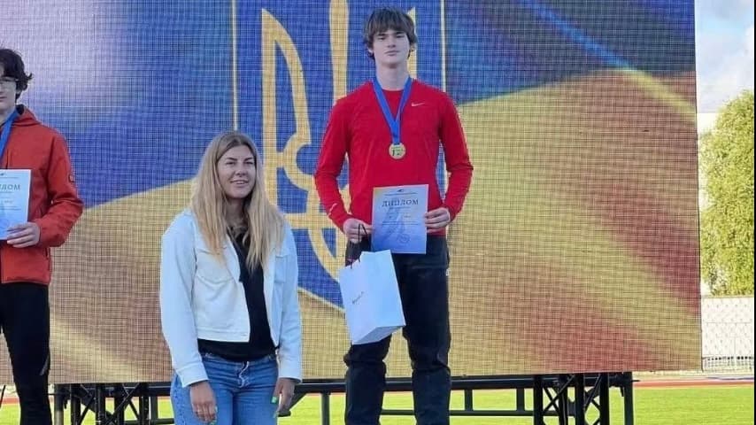 Зображення для статті: Мукачівський школяр став чемпіоном України з легкої атлетики