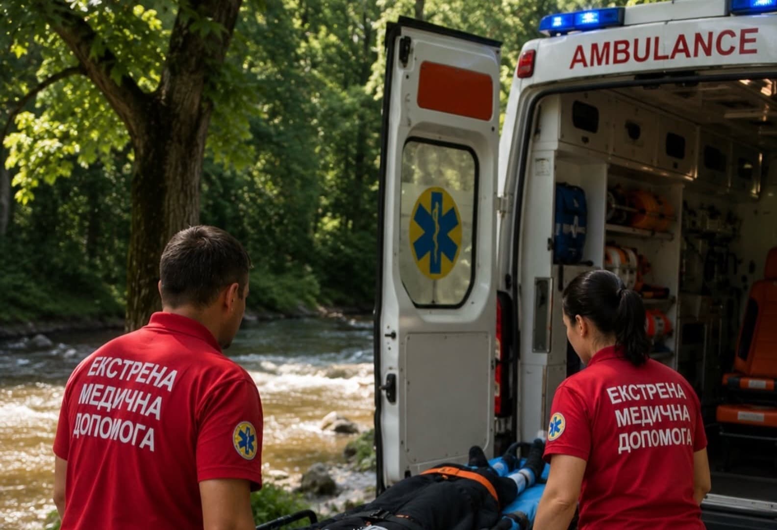 Зображення для статті: 17-річна дівчина на Свалявщині впала з п’ятиметрової висоти в річку: її госпіталізували