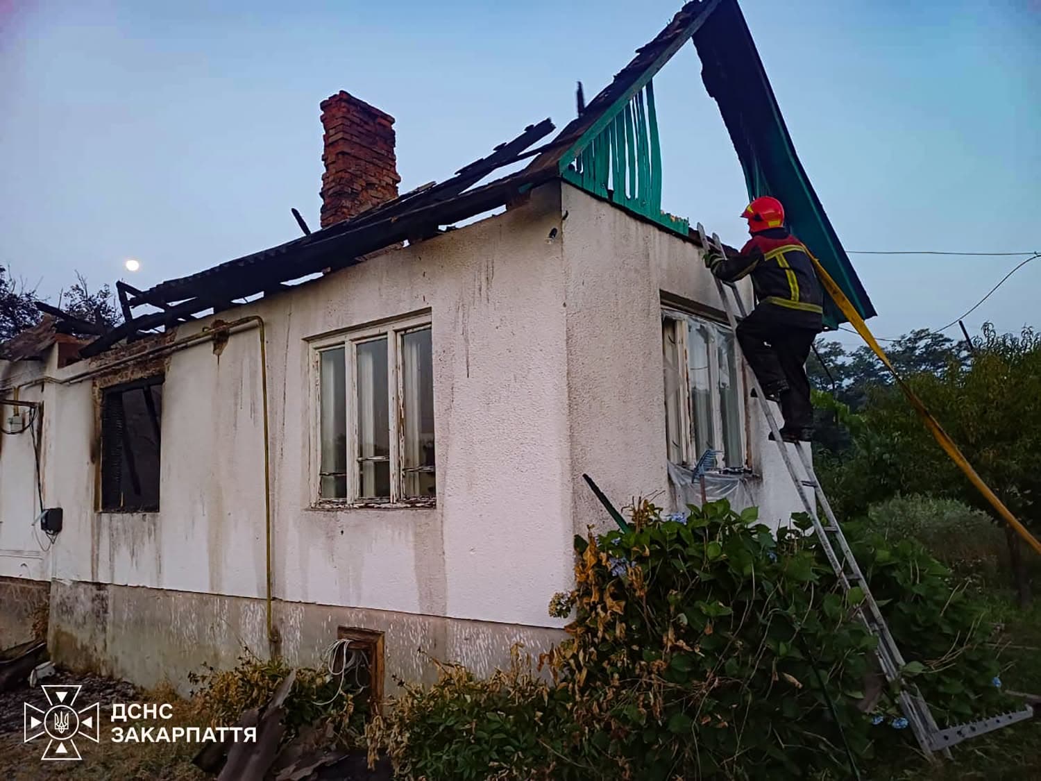 Зображення для статті: На Закарпатті під час пожежі в будинку загинули 80-річна мати та її син