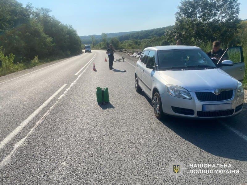 Зображення для статті: На Мукачівщині внаслідок ДТП загинув 64-річний велосипедист