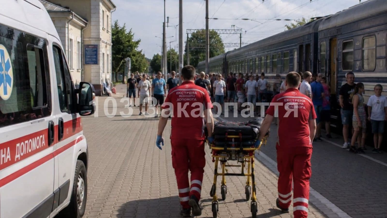 Зображення для статті: На Виноградівщині жінка з 9-річним сином вистрибнули з потяга під час руху: обох госпіталізували