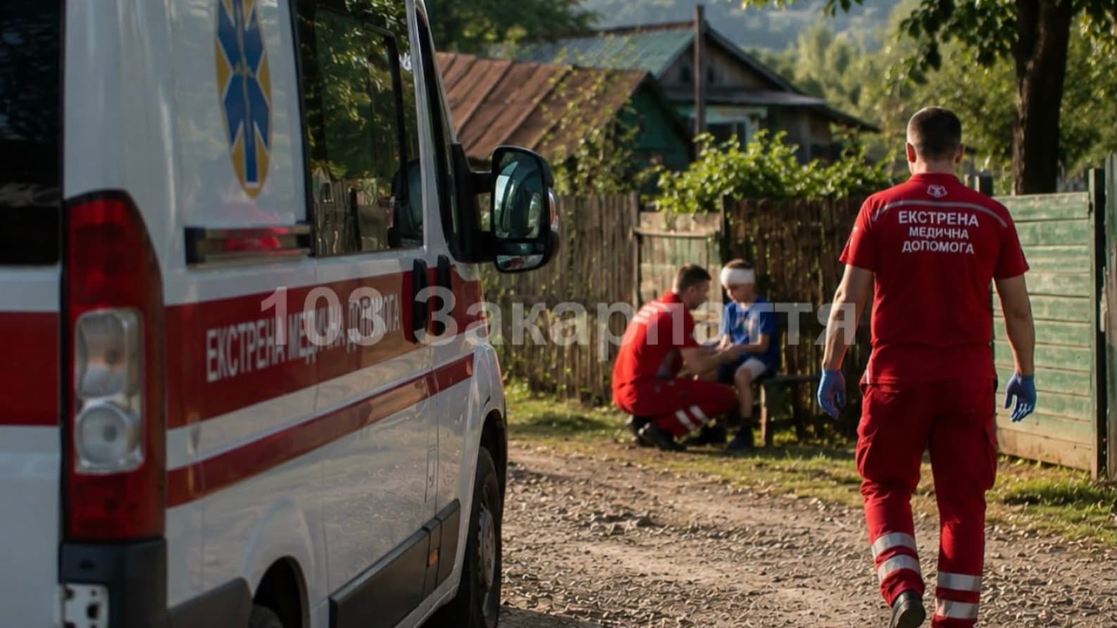 Зображення для статті: На Мукачівщині 8-річний хлопчик постраждав через коня: дитину госпіталізували