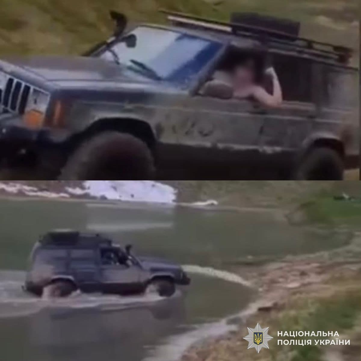 Зображення для статті: На Закарпатті водія судитимуть за незаконний заїзд на позашляховику до озера Герешаска