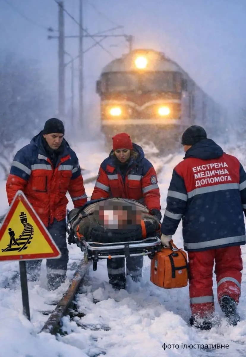 Зображення для статті: Ранковий інцидент у Мукачеві: чоловік потрапив під потяг