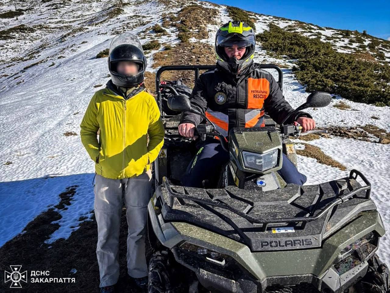 Зображення для статті: На Рахівщині рятувальники знайшли заблукалу туристку із Запоріжжя