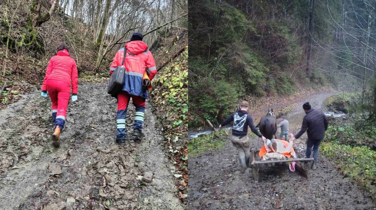 Зображення для статті: Під дощем і в горах: як медики Рахівщини рятували життя