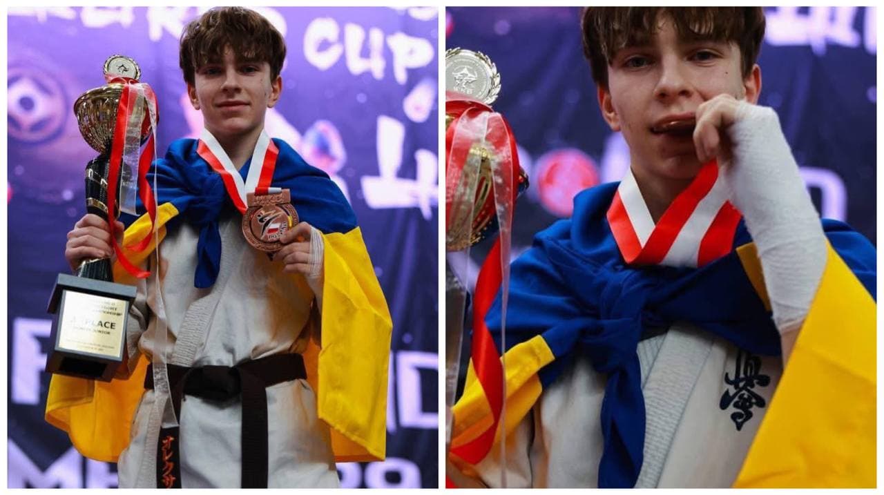 Зображення для статті: Сила волі і техніка: мукачівський каратист здобув бронзу на міжнародних змаганнях у Польщі
