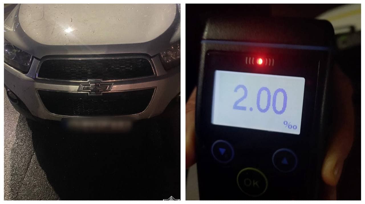 Зображення для статті: У Мукачівському районі зупинили водія з 2,00‰ алкоголю