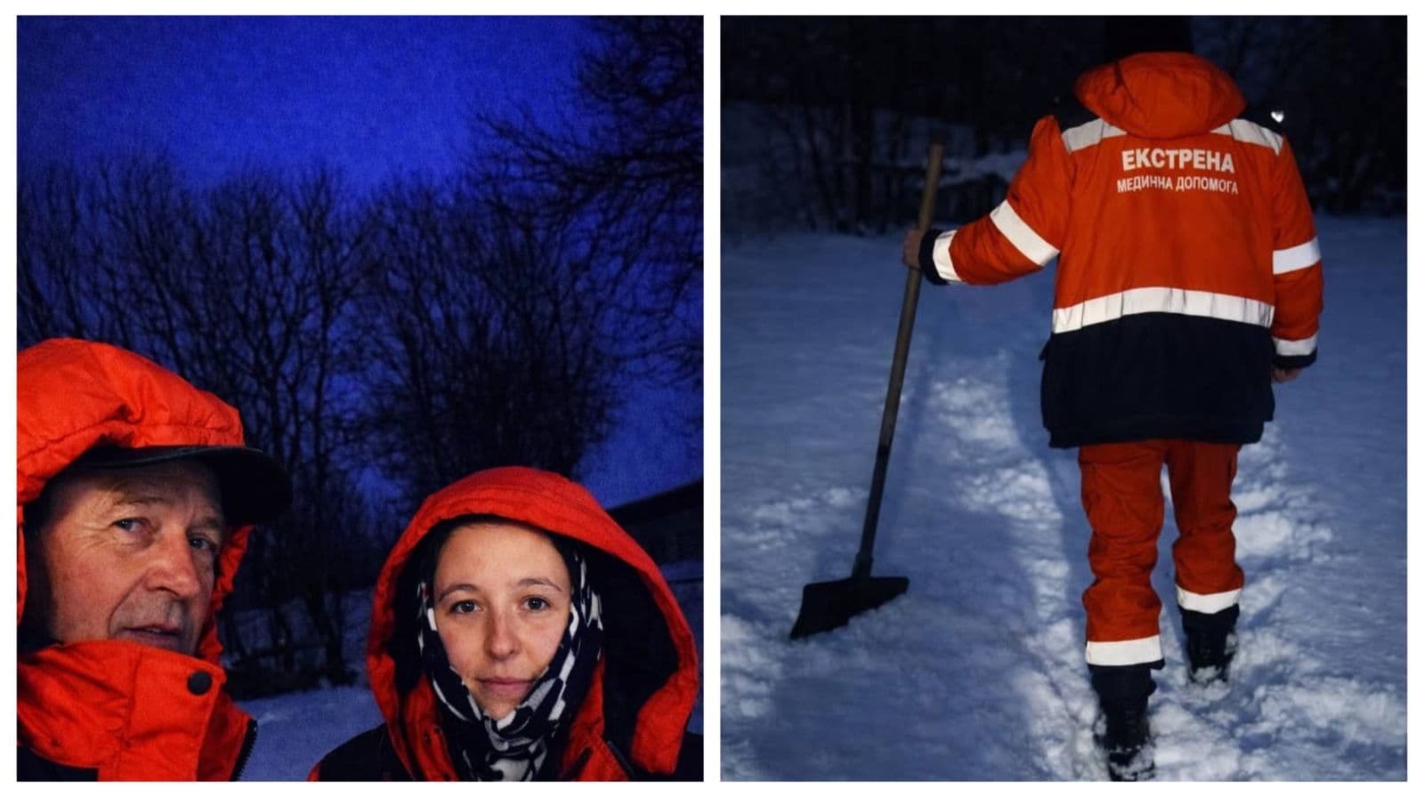 Зображення для статті: Хуртовина не стала перешкодою: на Міжгірщині медики та рятувальники вночі врятували життя чоловікові