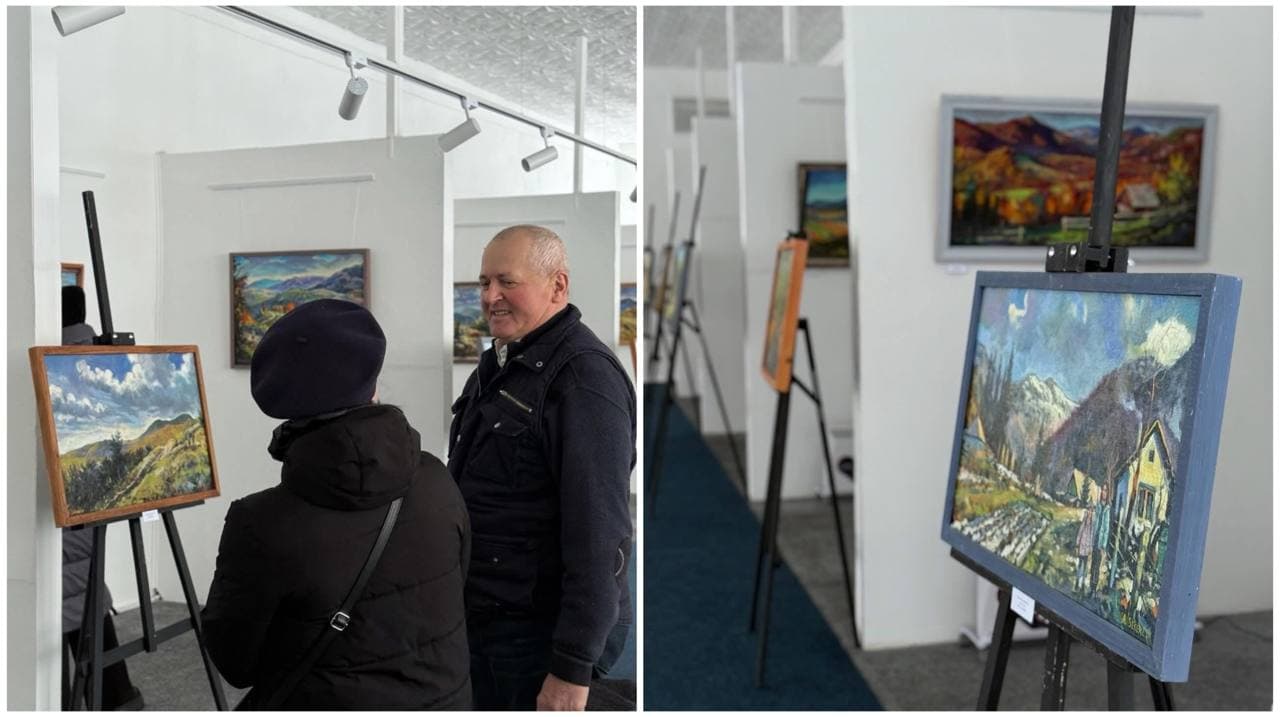 Зображення для статті: У Мукачеві відкрили персональну виставку Антона Секереша