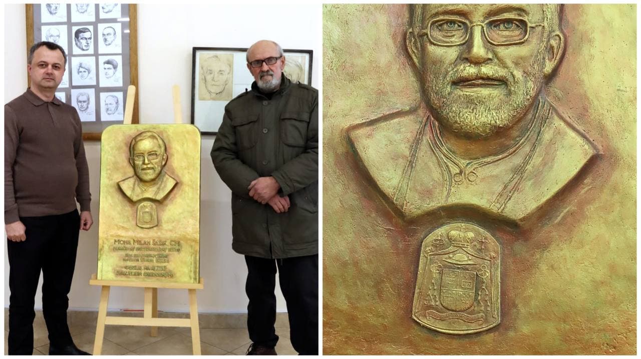 Зображення для статті: Ужгородський скансен поповнився меморіальною дошкою владики Мілана Шашіка