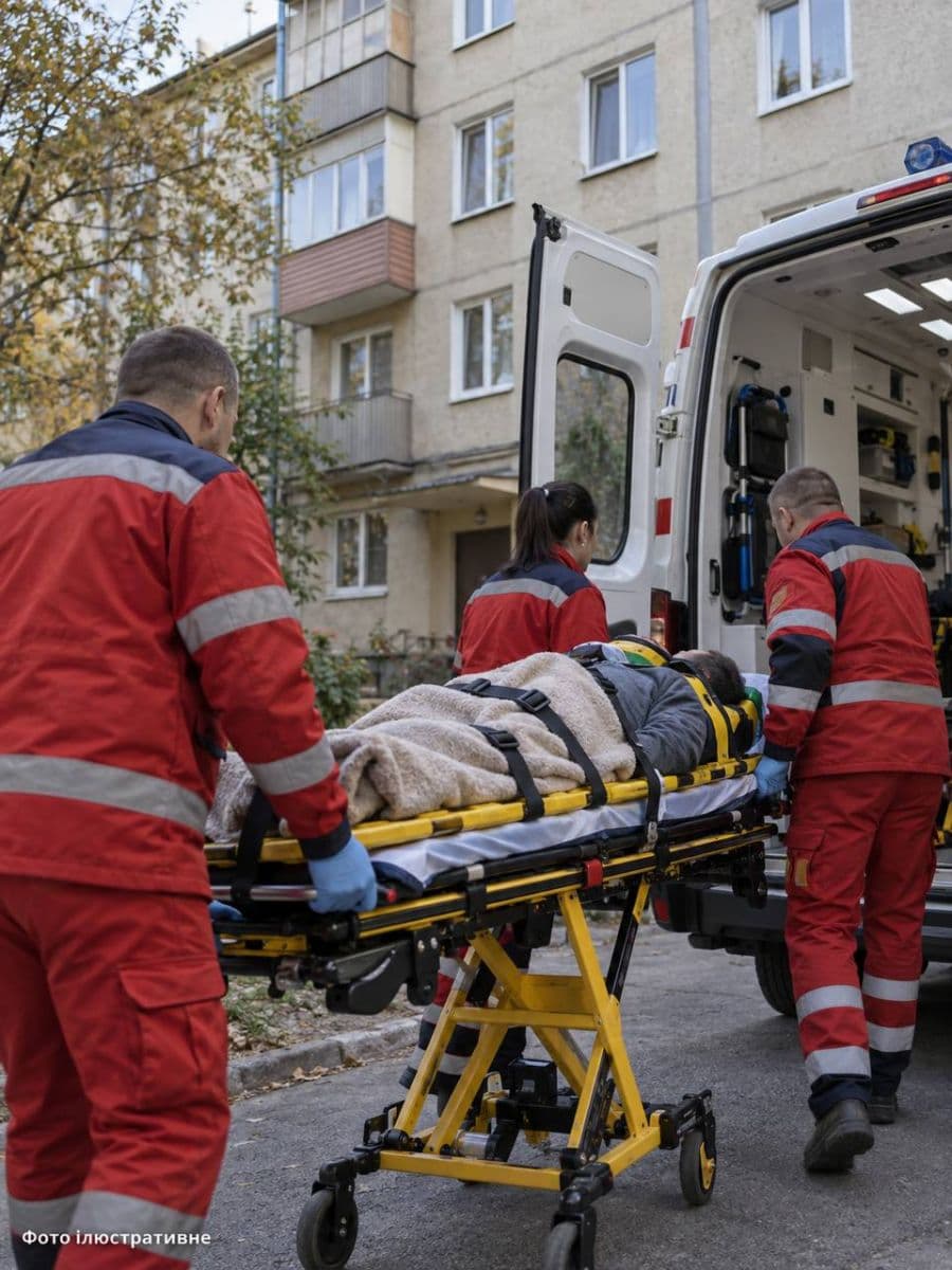 Зображення для статті: У Мукачеві 30-річний чоловік випав із вікна третього поверху