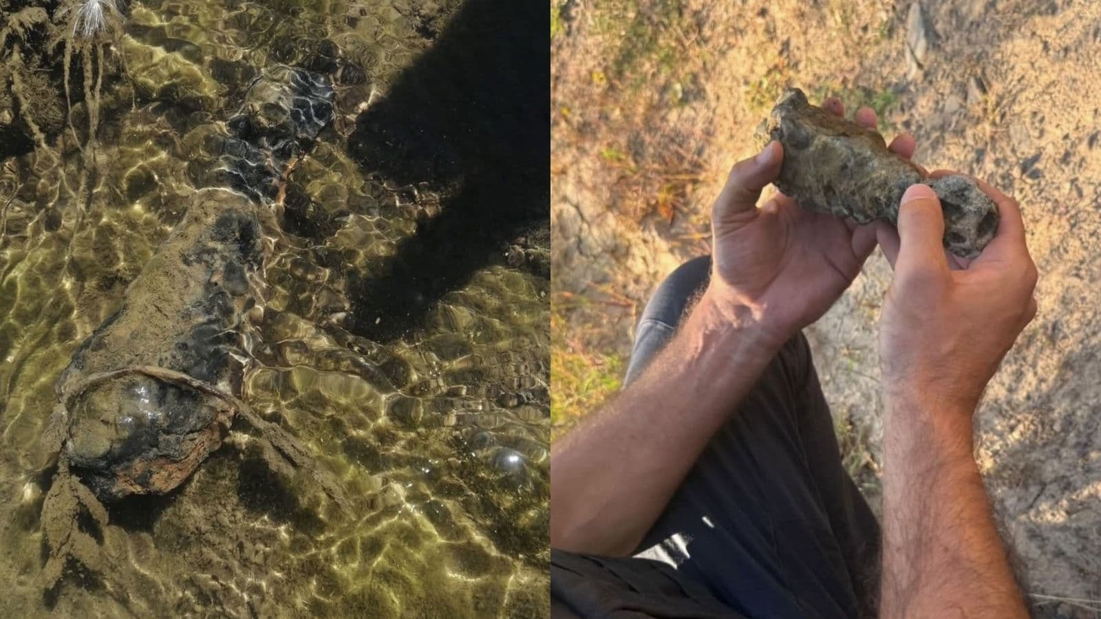 Зображення для статті: Гуляв із сином і помітив у воді міну: небезпечна знахідка в Ужгороді