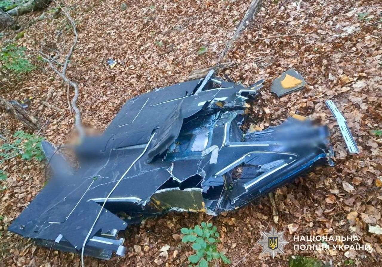Зображення для статті: Міг вибухнути у будь-який момент: на Хустщині знешкодили бойову частину російського дрона